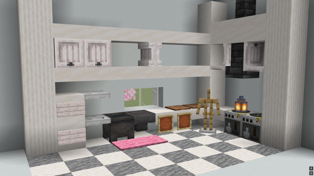 マインクラフトでつくる！『理想のキッチン』
