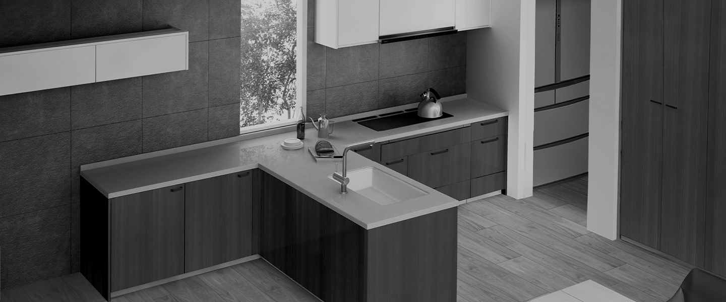 写真：L-classキッチン