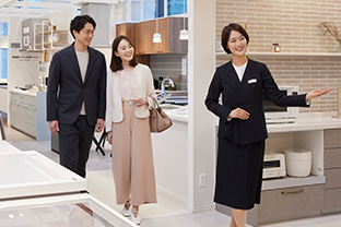 画像：商品のプロがご案内