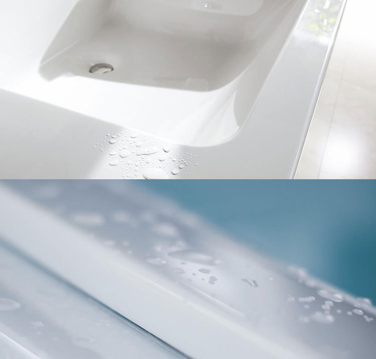 写真：洗面ドレッシング「スゴピカ素材」