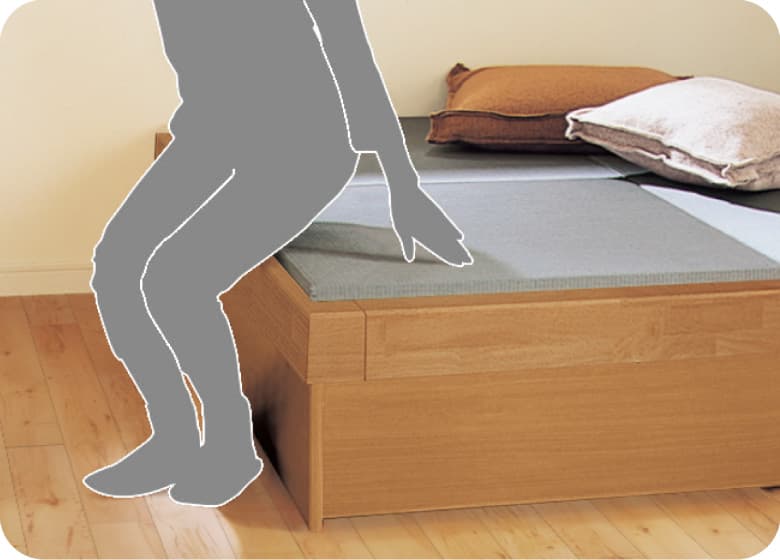 腰かけにも便利