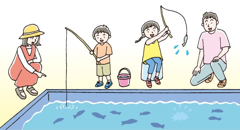 家族で楽しむ初めての「釣り」