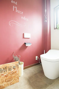 海外インテリアとマッチさせたトイレ空間