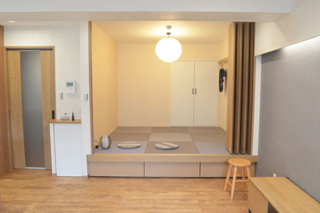 和室で就寝をするため、落ち着く場にしたい。