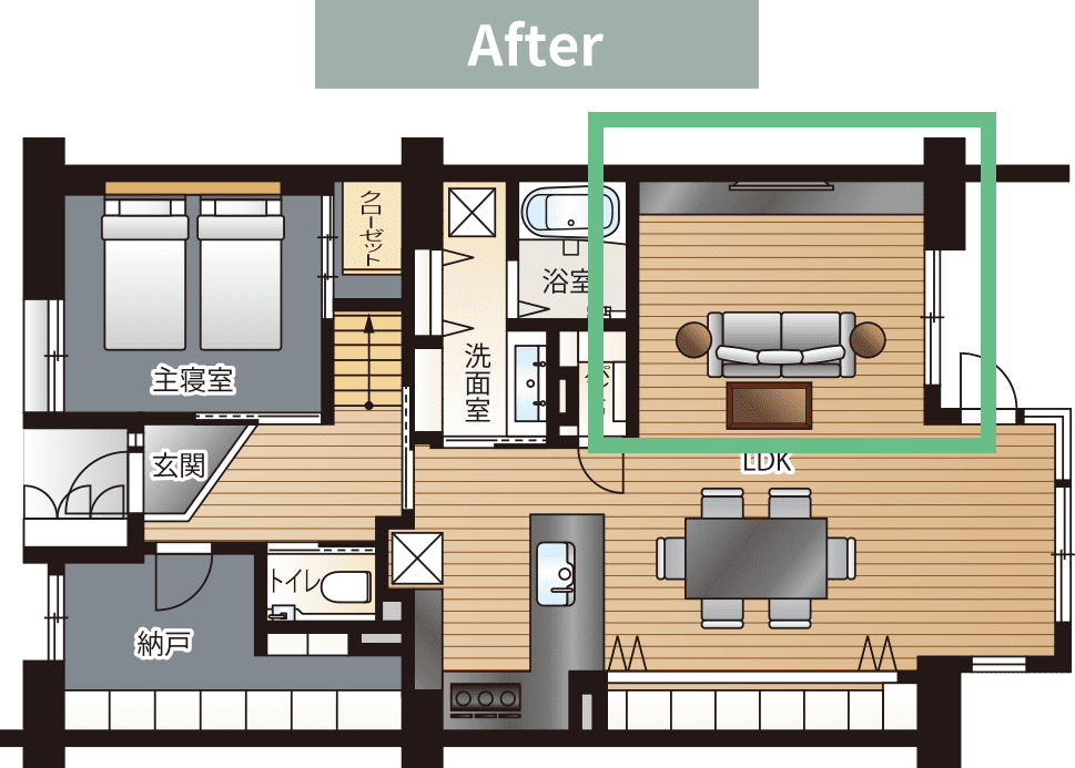 リフォーム後