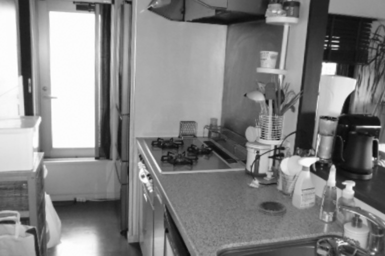 キッチンの配置を大胆に変更:Before