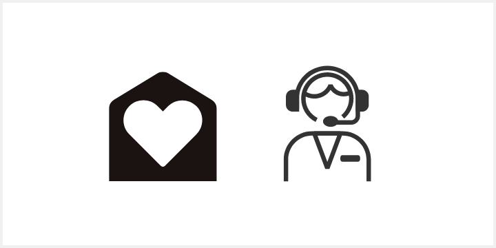 あんしんサポートをイメージしたアイコン