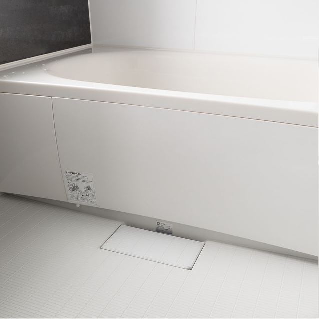 リフォームで床暖房も最新のものに変えたバスルーム