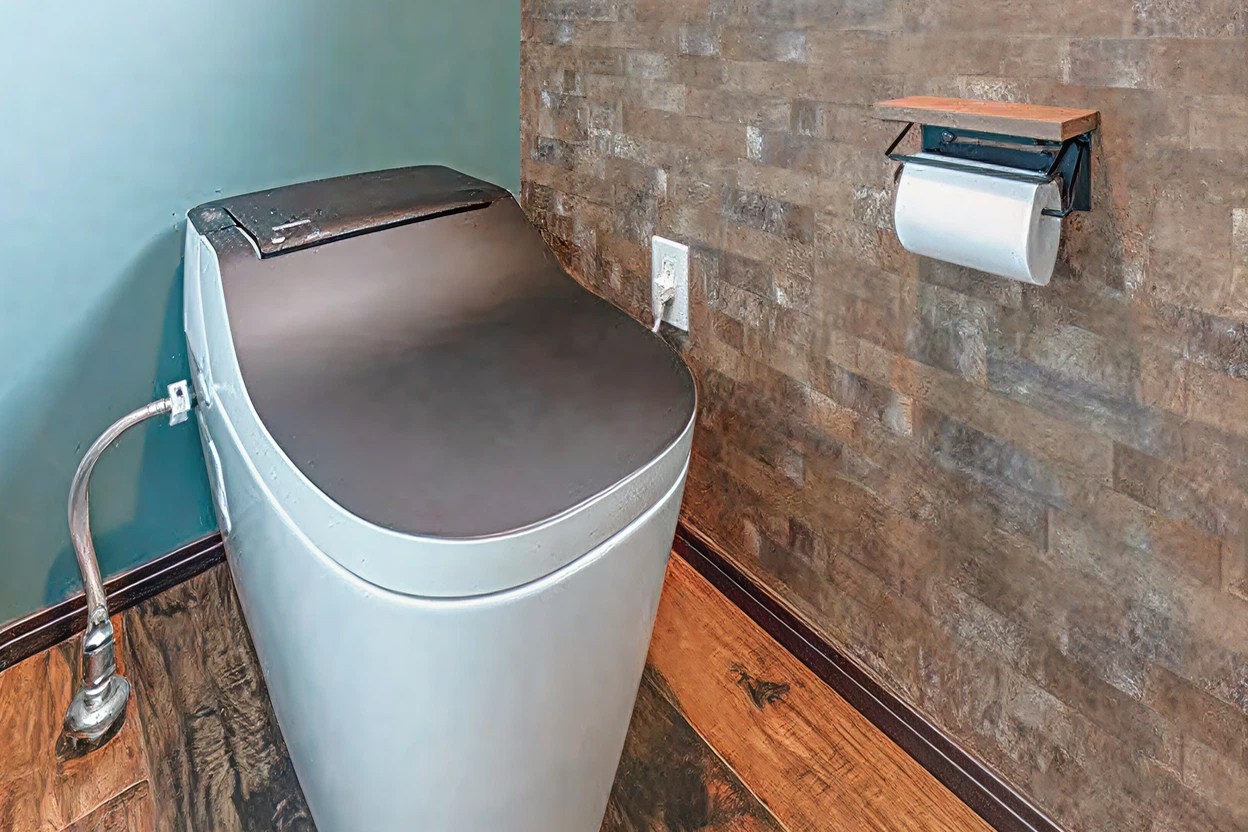 ブルックリンスタイルのトイレ