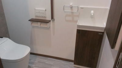 浴室 トイレ 洗面 ゆったり広く 収納スペースも確保 暖かい環境で お掃除もラクラクなサニタリー リフォーム事例1000 Panasonic