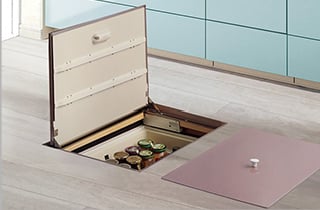 床の下「床下収納ユニット」