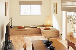 畳コーナーの下「畳が丘」