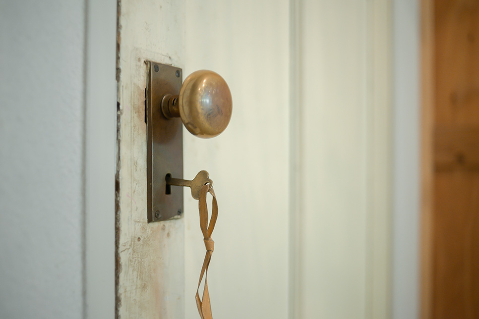 お祖母さまの家のトイレで使われていたドア