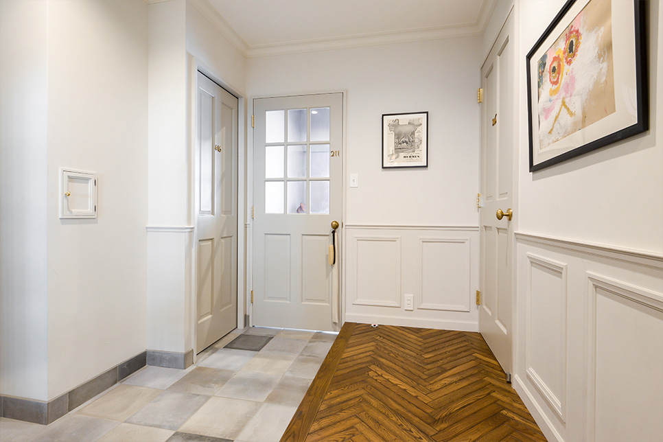 西洋スタイルを実現したインテリア