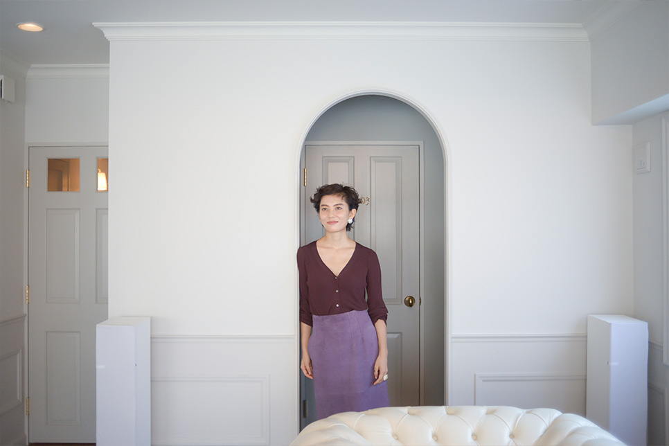 インタビューに答える白澤さん②