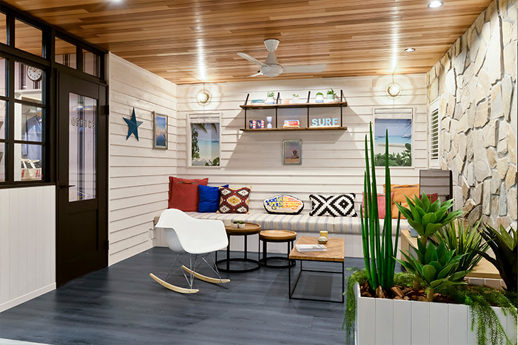 岩切剣一郎さんによるカリフォルニアスタイルの空間