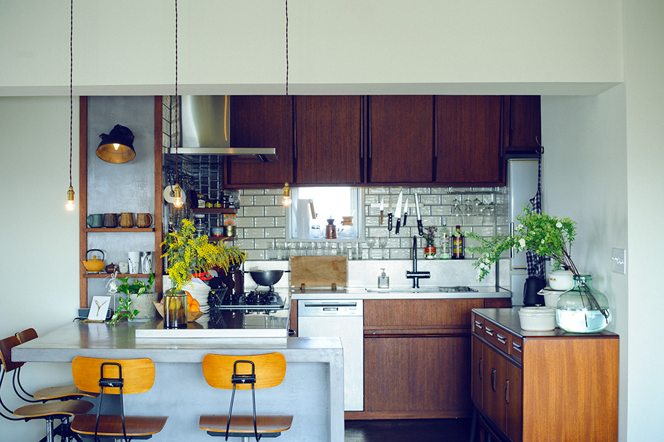 リビングとキッチン