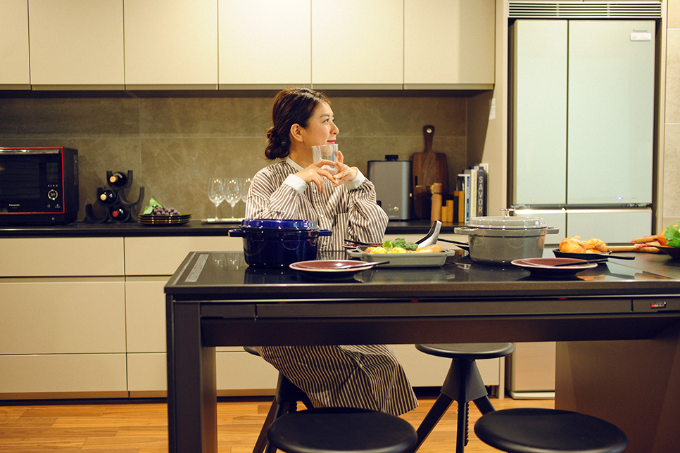 パナソニックのLクラス キッチン「いろりダイニング」