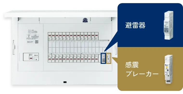 避雷器 感震ブレーカー