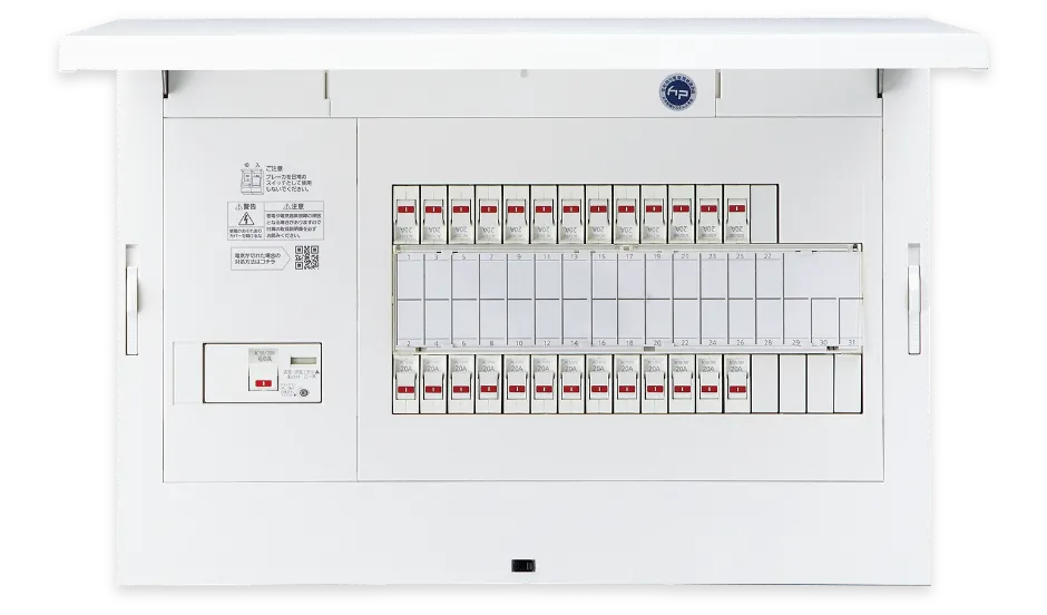 画像:避雷器なし 分電盤